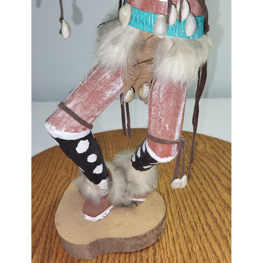 M. Nelson Wolf Kachina Doll Handcrafted Native American Folk Art Figure 16in - Picture 6 of 10